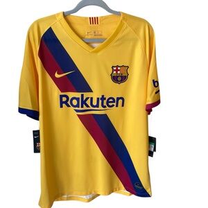 Nike FC Barcelona 2019/20 Away Jersey Yellow XL AJ5531-728 New With Tags